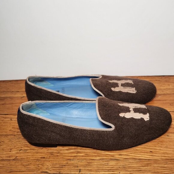 Hadleigh's Signature Logo Slip On Smoking Loafer - Picture 9 of 9